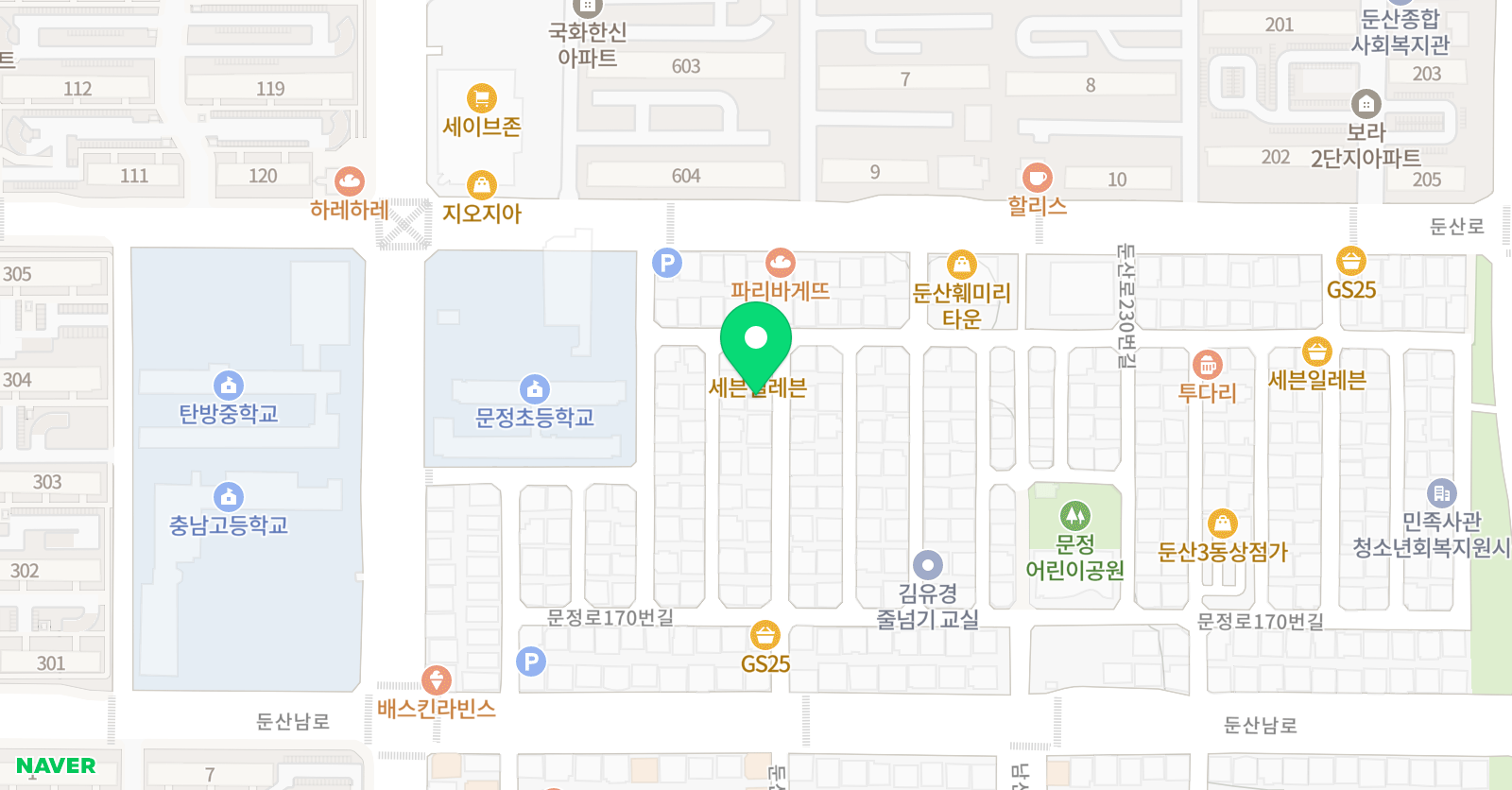 오름 학원 위치