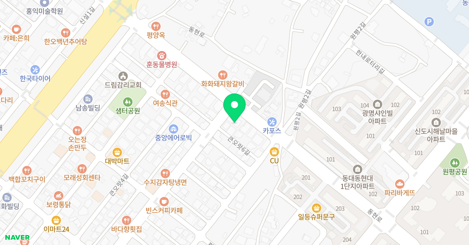 에덴피아노속셈학원 위치