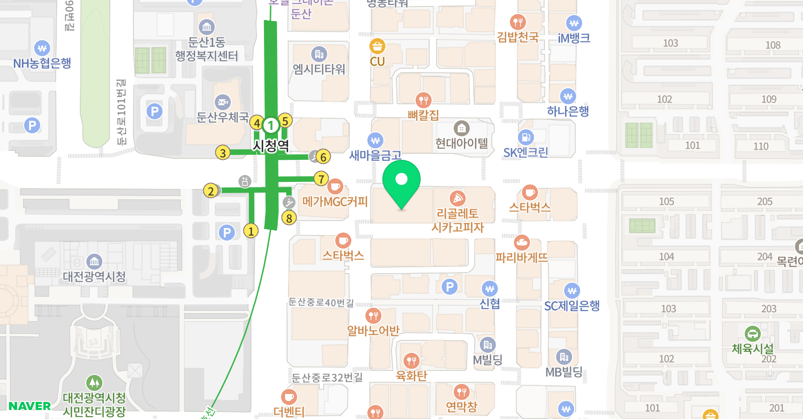엘리하이엠베스트 대전교육센터 위치