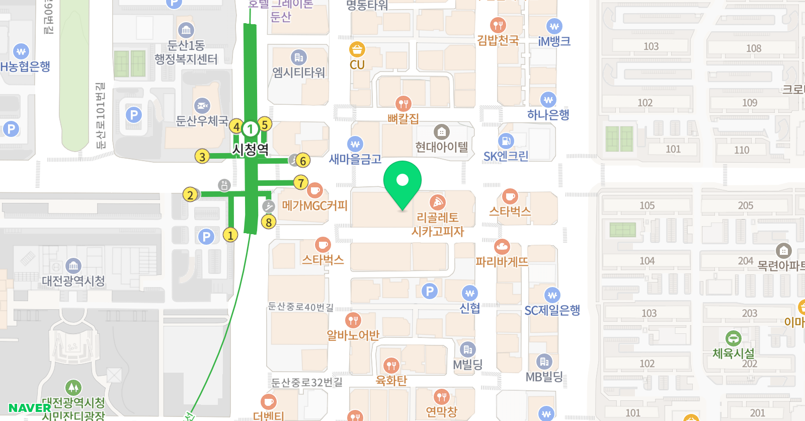 그랑발레아카데미 학원 위치