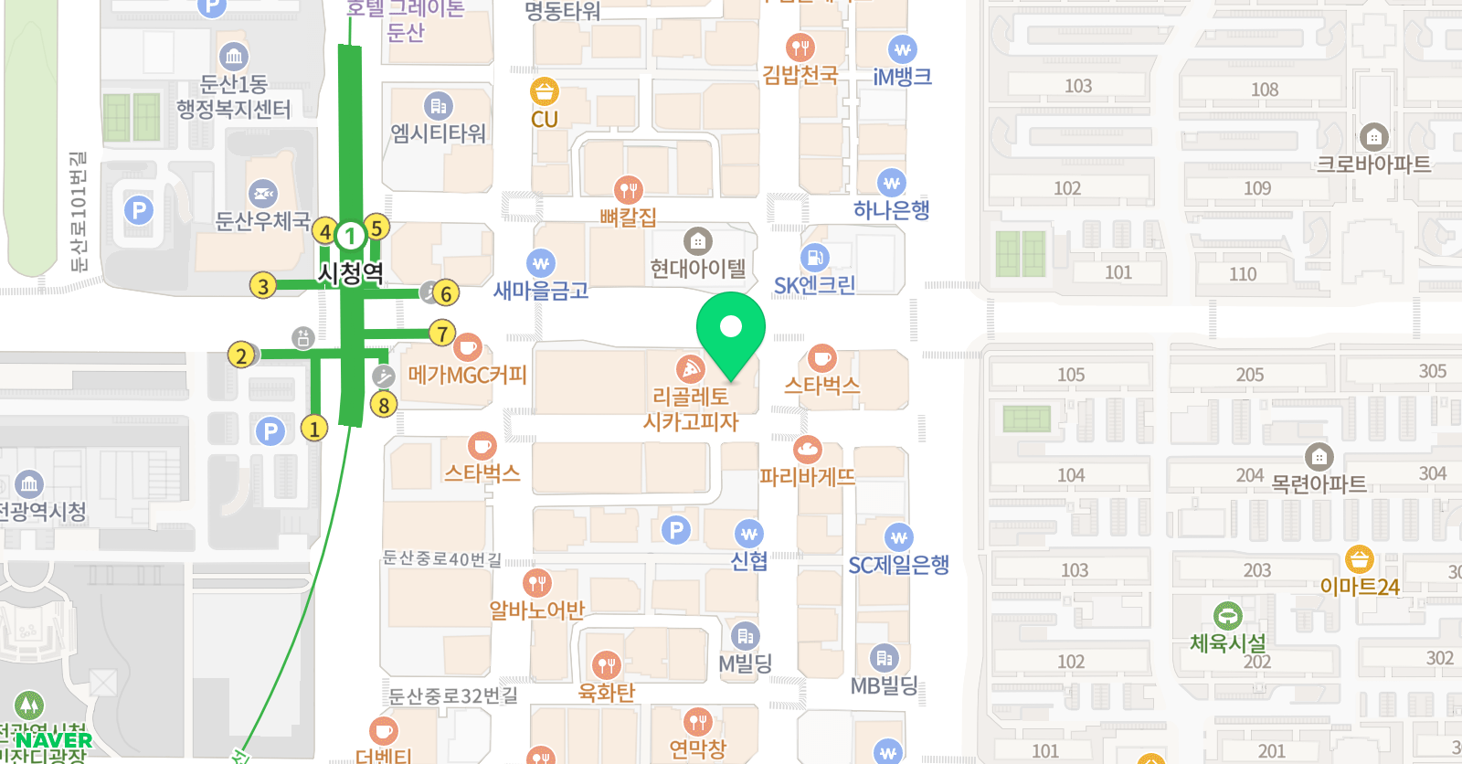 양영 수학학원 위치