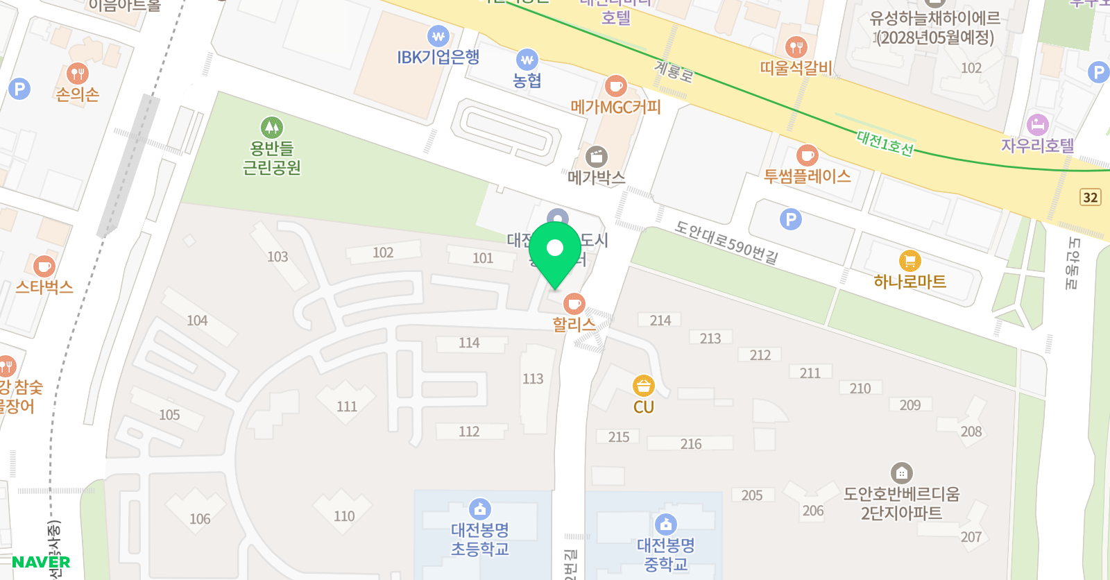 영은 음악학원 위치
