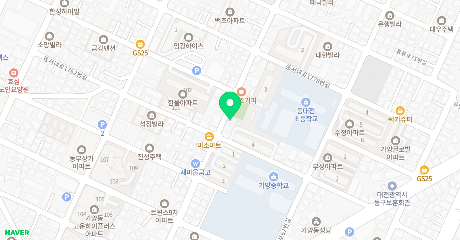 아이예쁜손 음악학원 위치