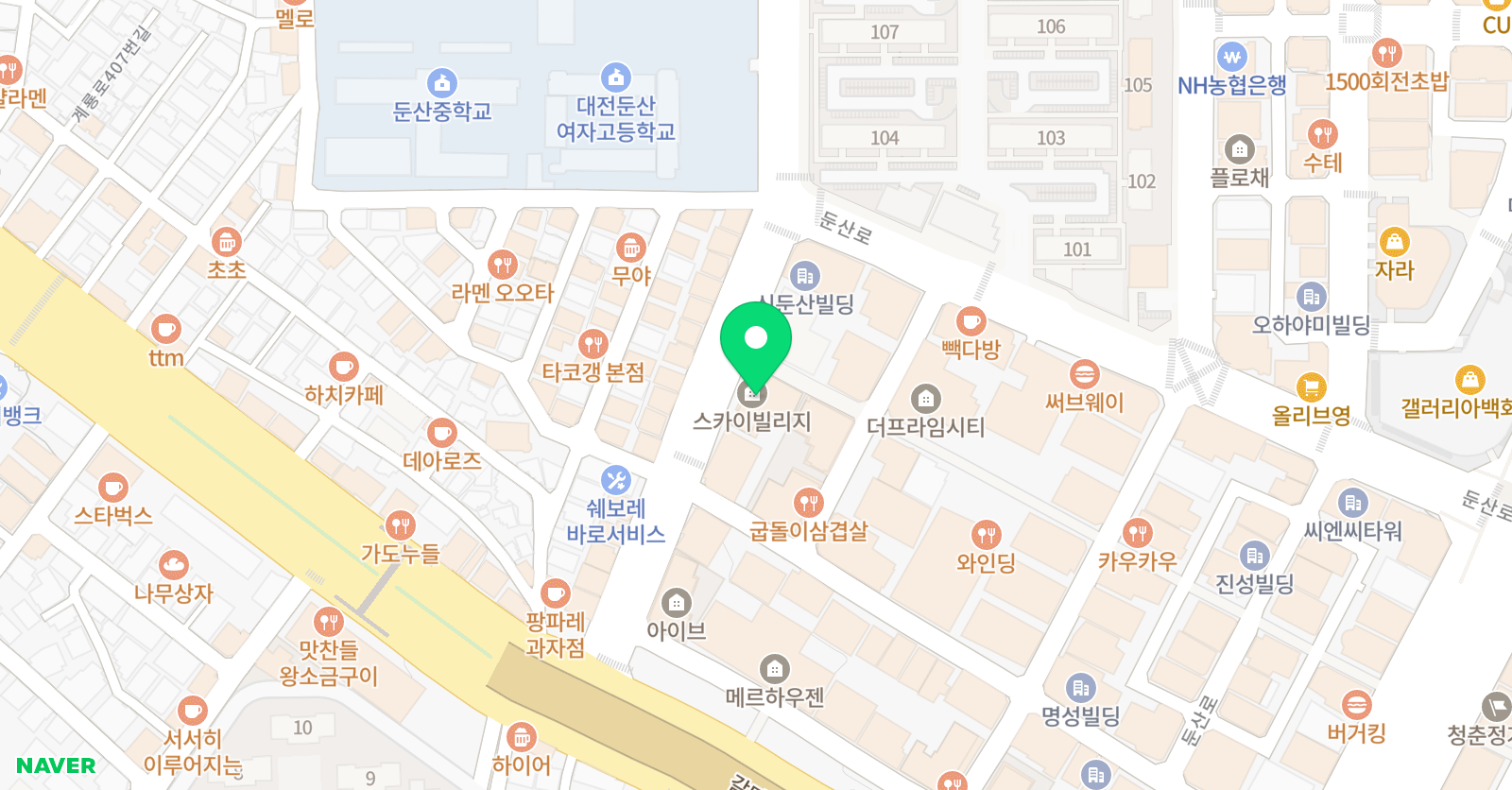 올바른 수학학원 위치