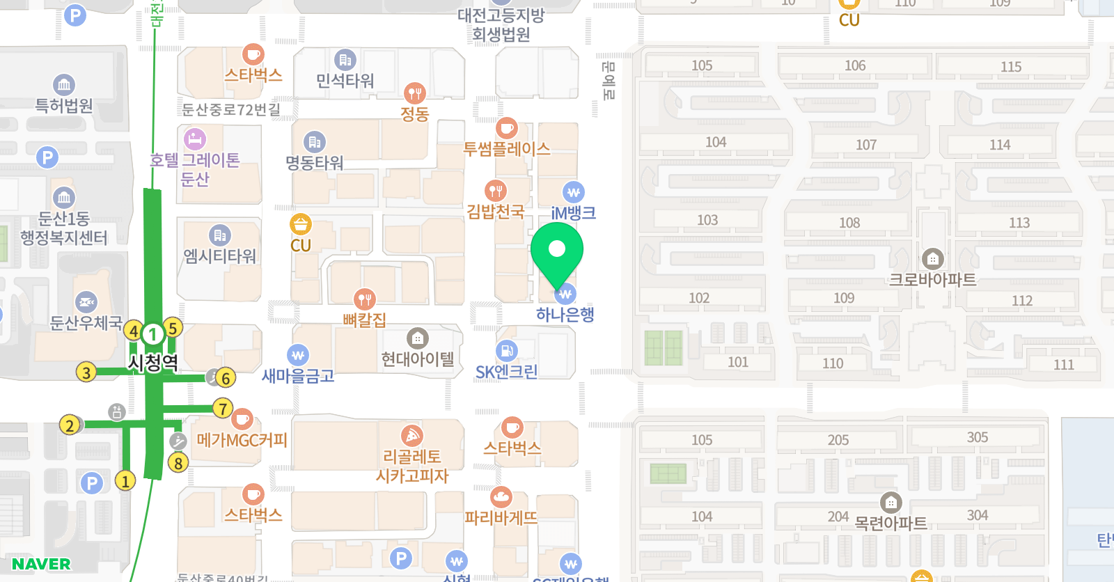 수학의힘 제일학원 위치