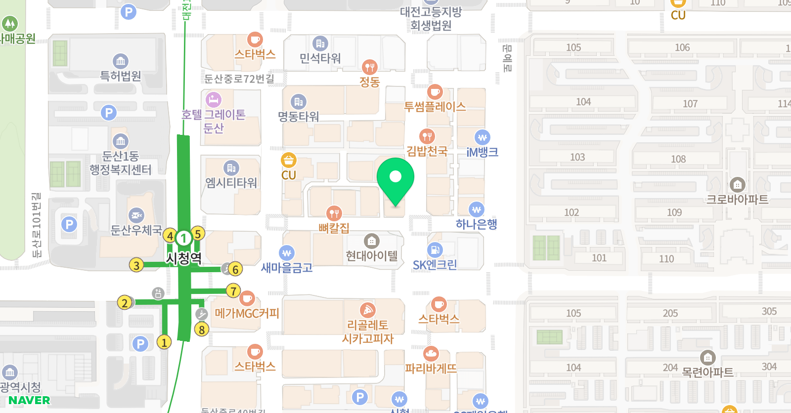 오훈태 국어 지식의서재 학원 위치