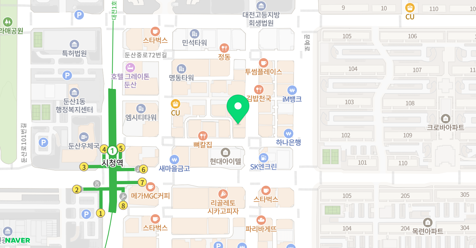 엠아이큐 수학학원 위치
