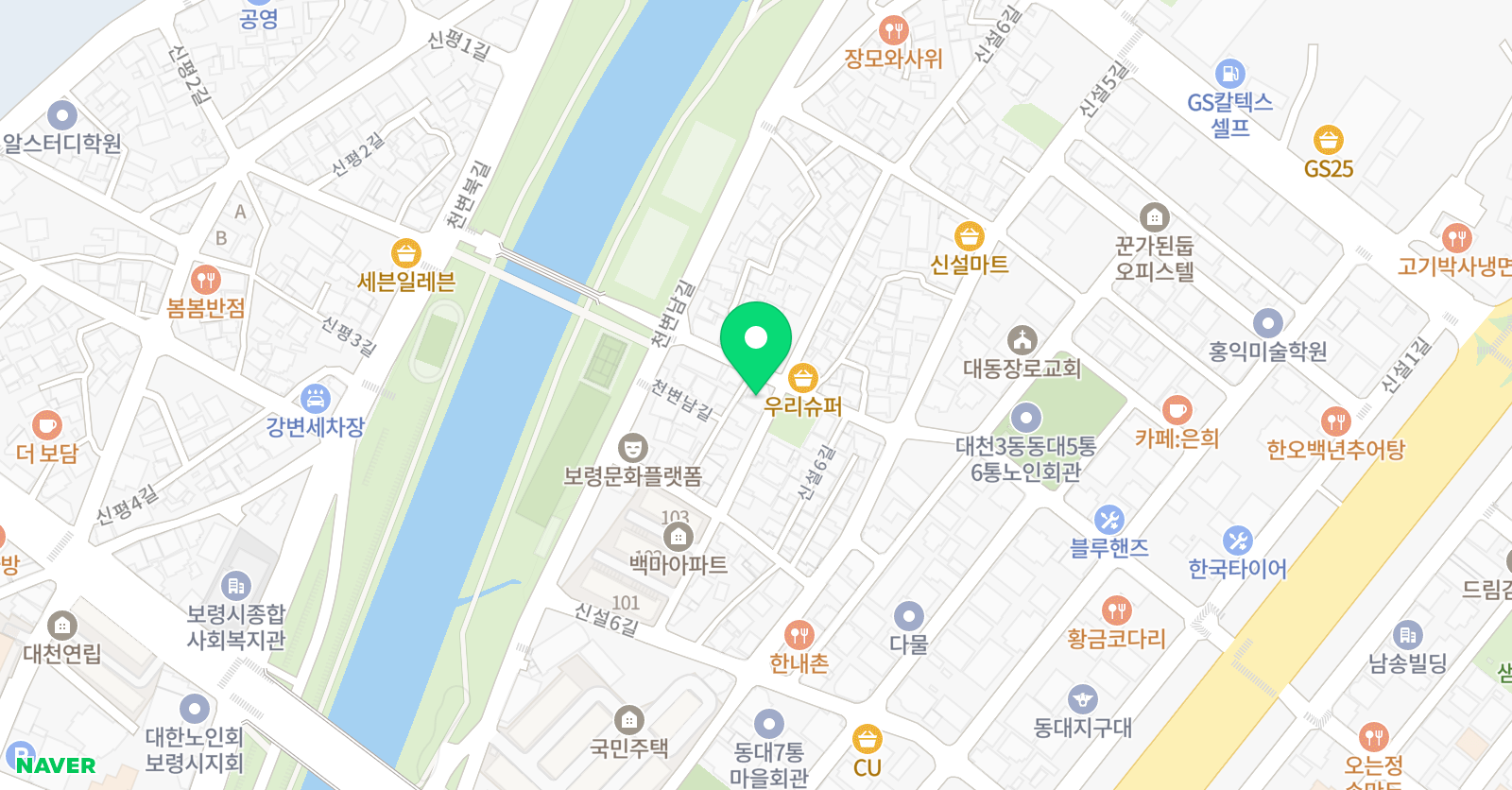 그래비티 영어학원 위치
