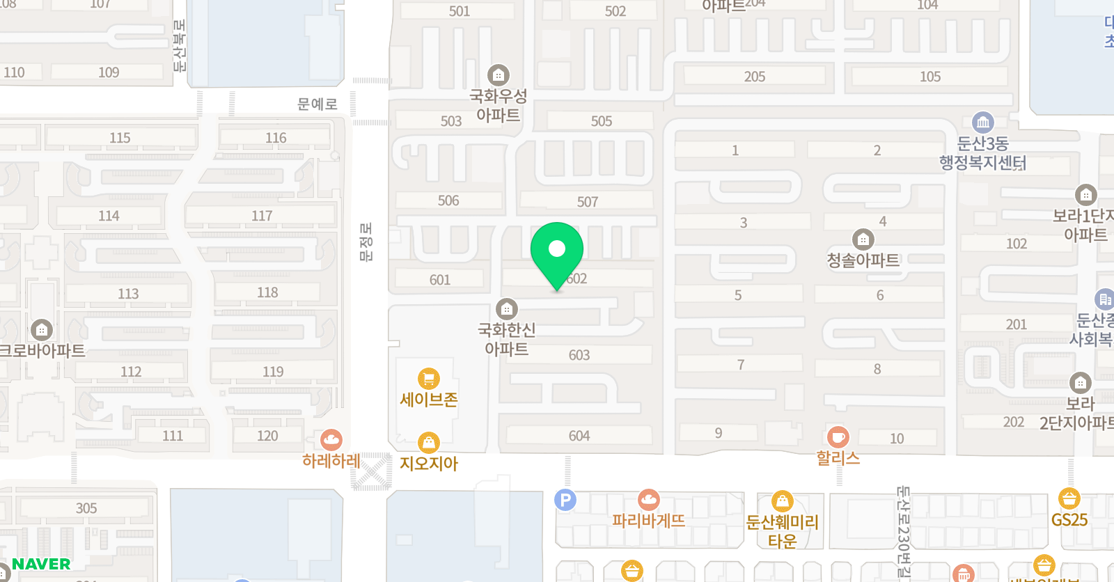 리즈 영어학원 위치