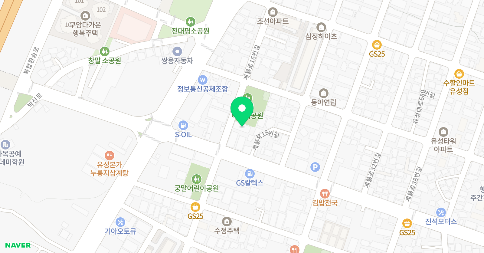 청주ITC 영어 위치