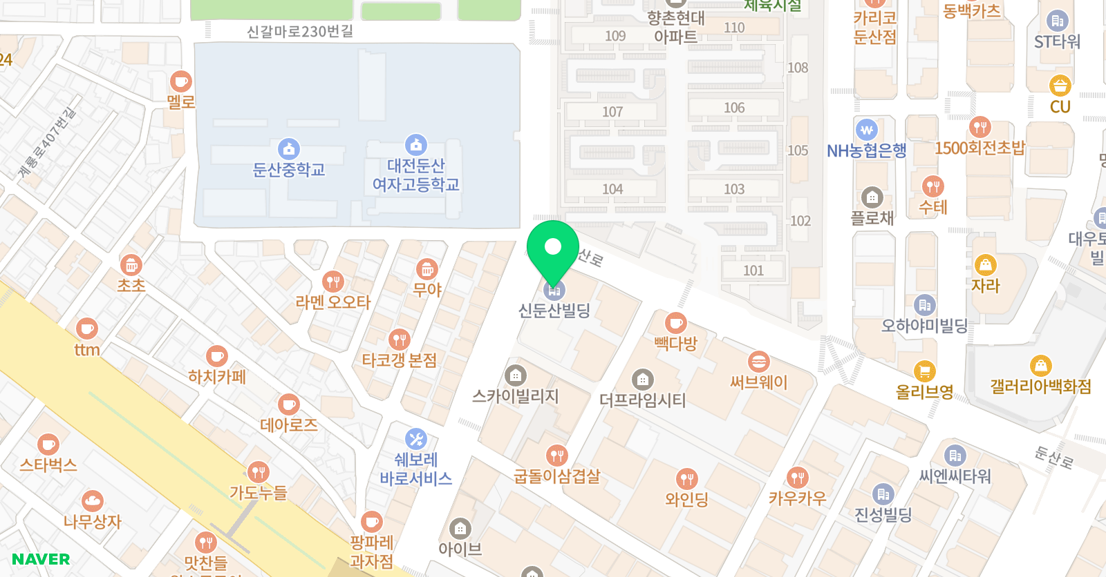 오르다 학원 위치