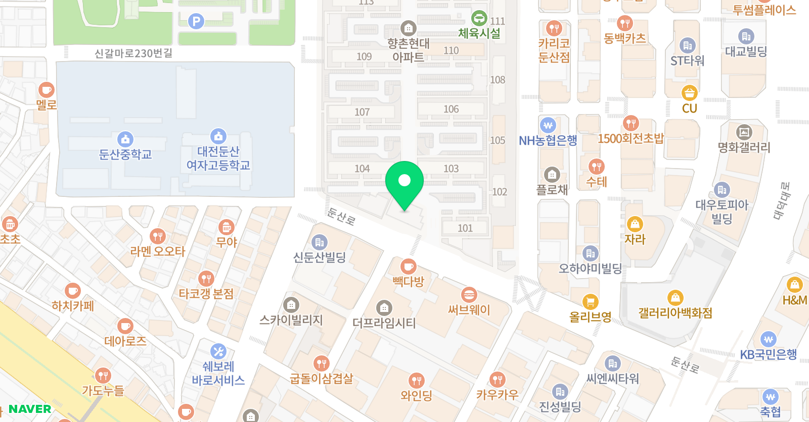 라라 미술 위치