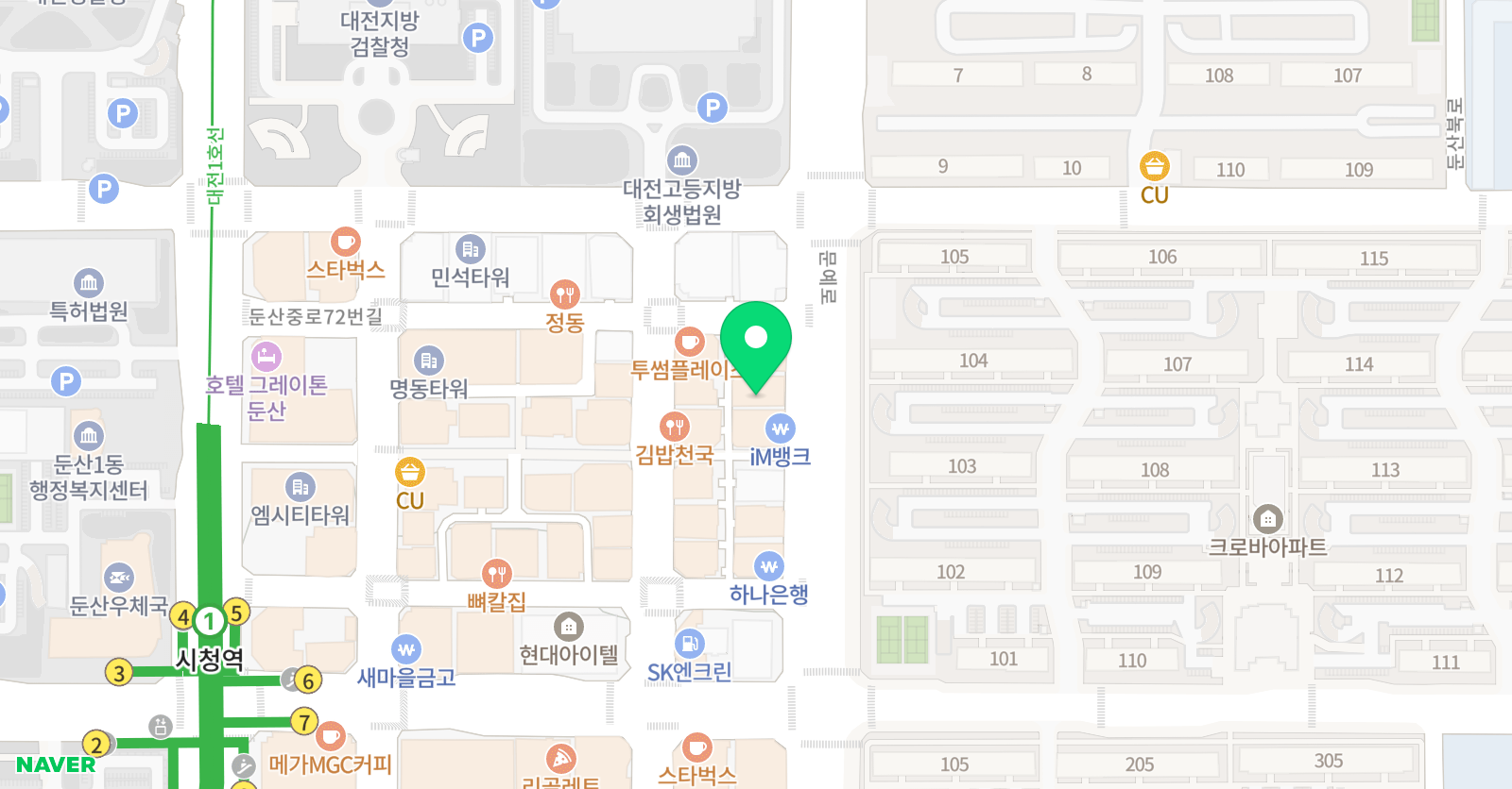 더브코엠투오 학원 위치