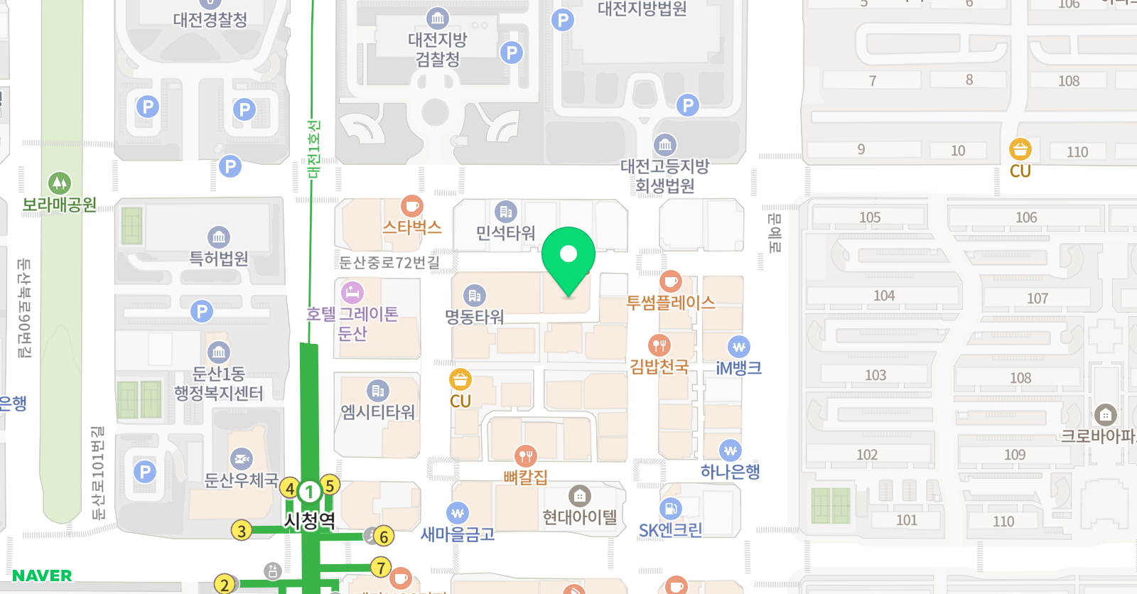 아레테학원 위치