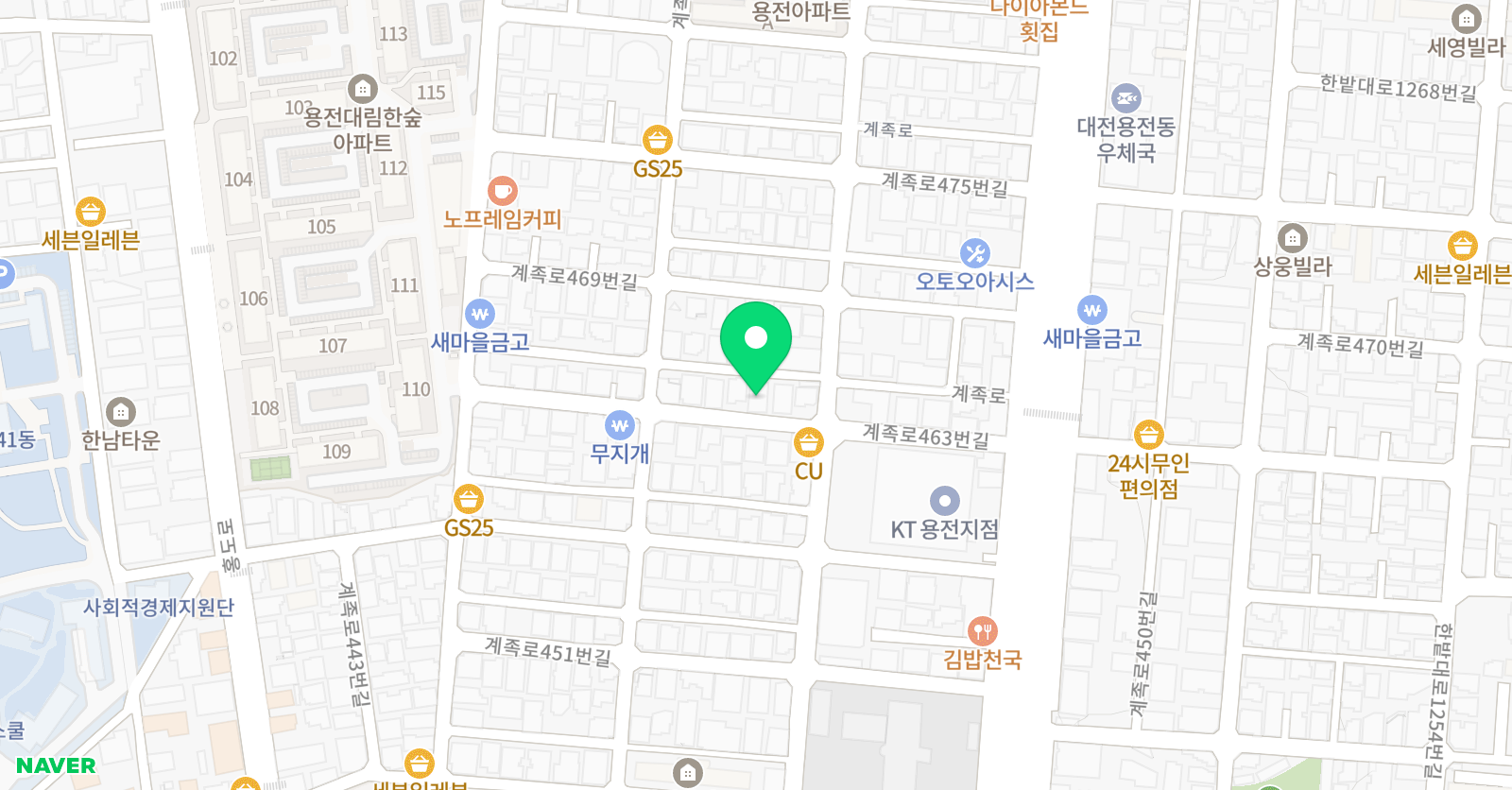 정상 학원 위치