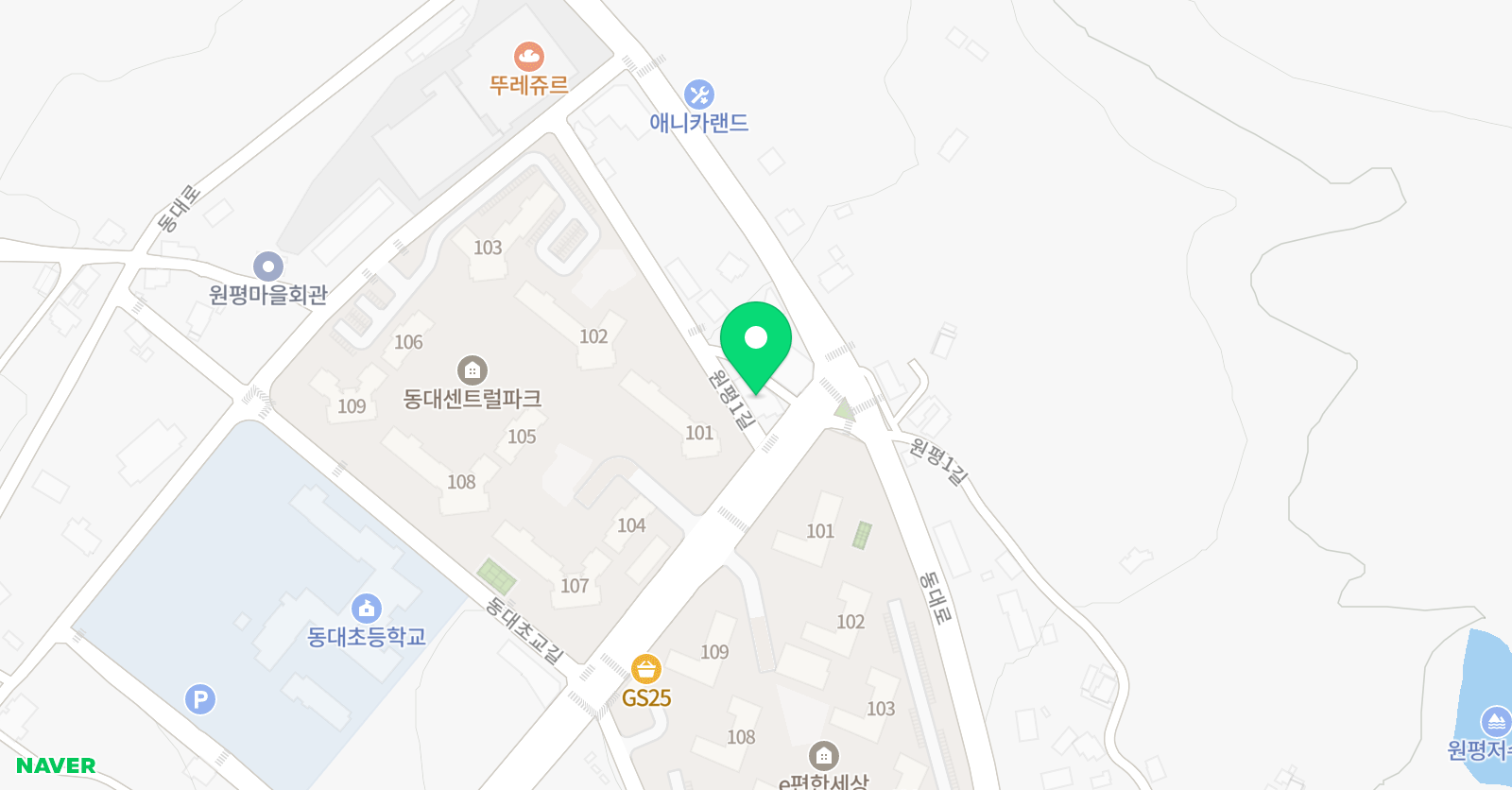 조은 수학학원 위치