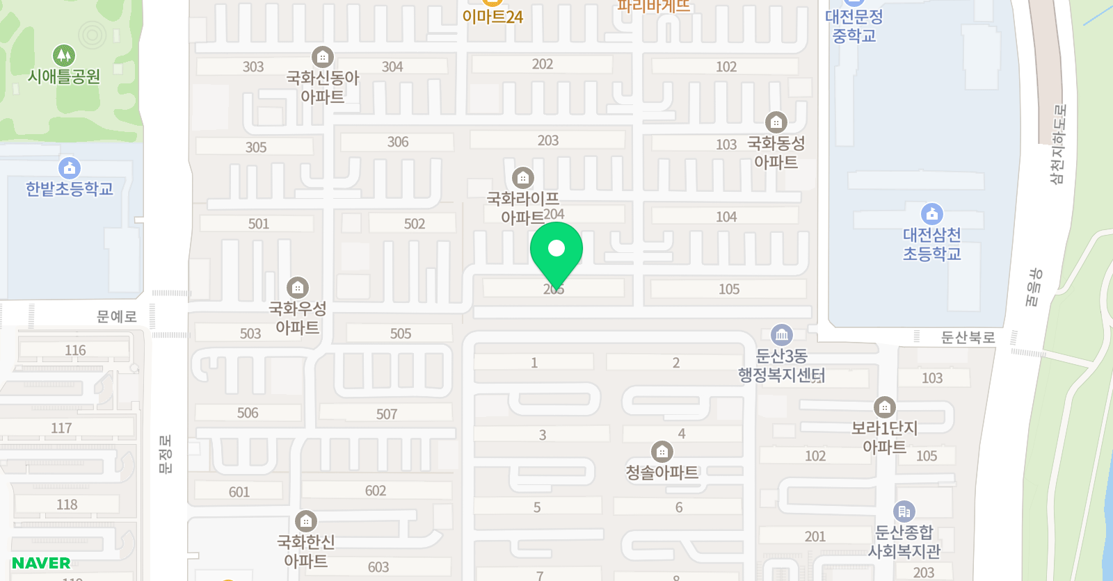 누리꿈 국어토론논술 위치