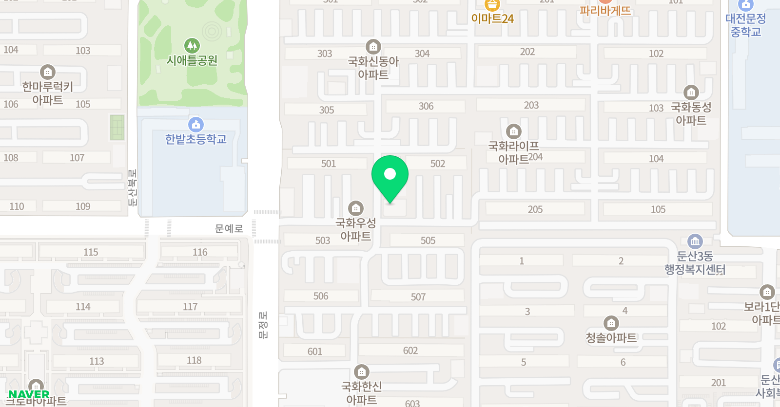 오후의 미술 위치