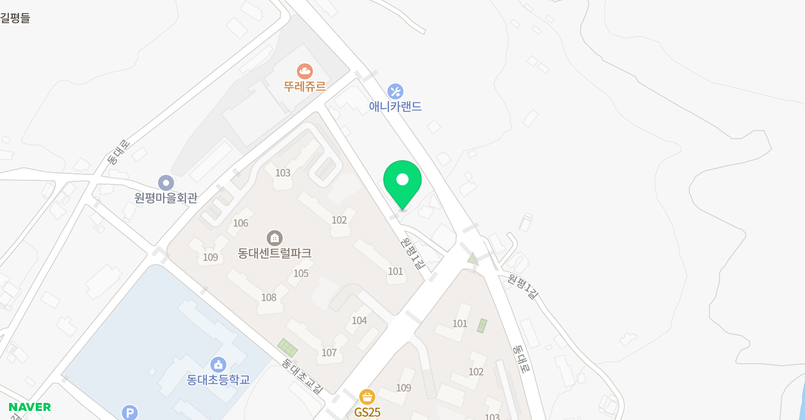 오늘의 수학교습소 위치