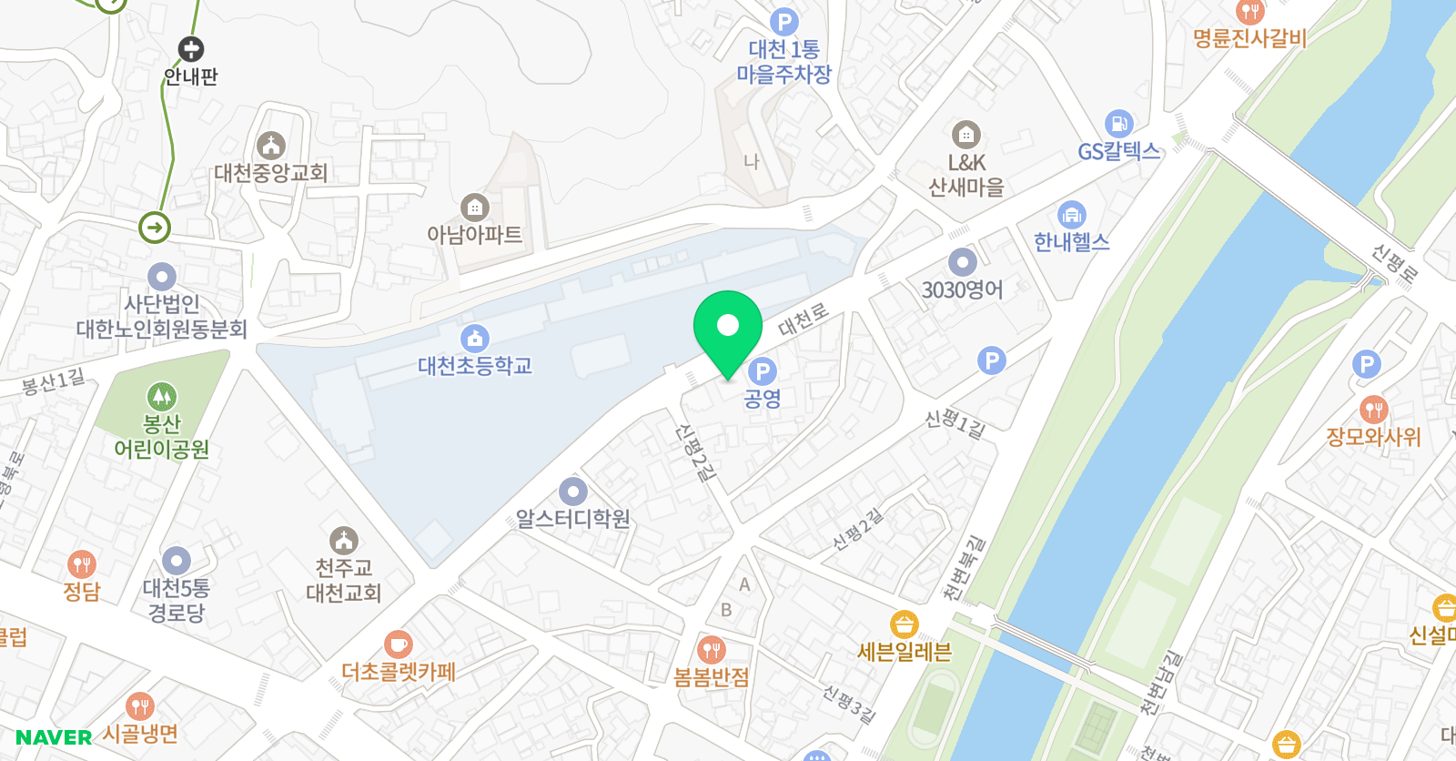 더쌤 수학 위치