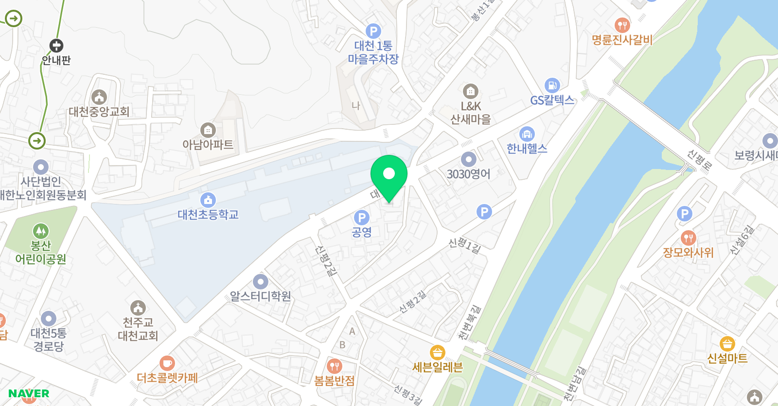 율곡입시 학원 위치