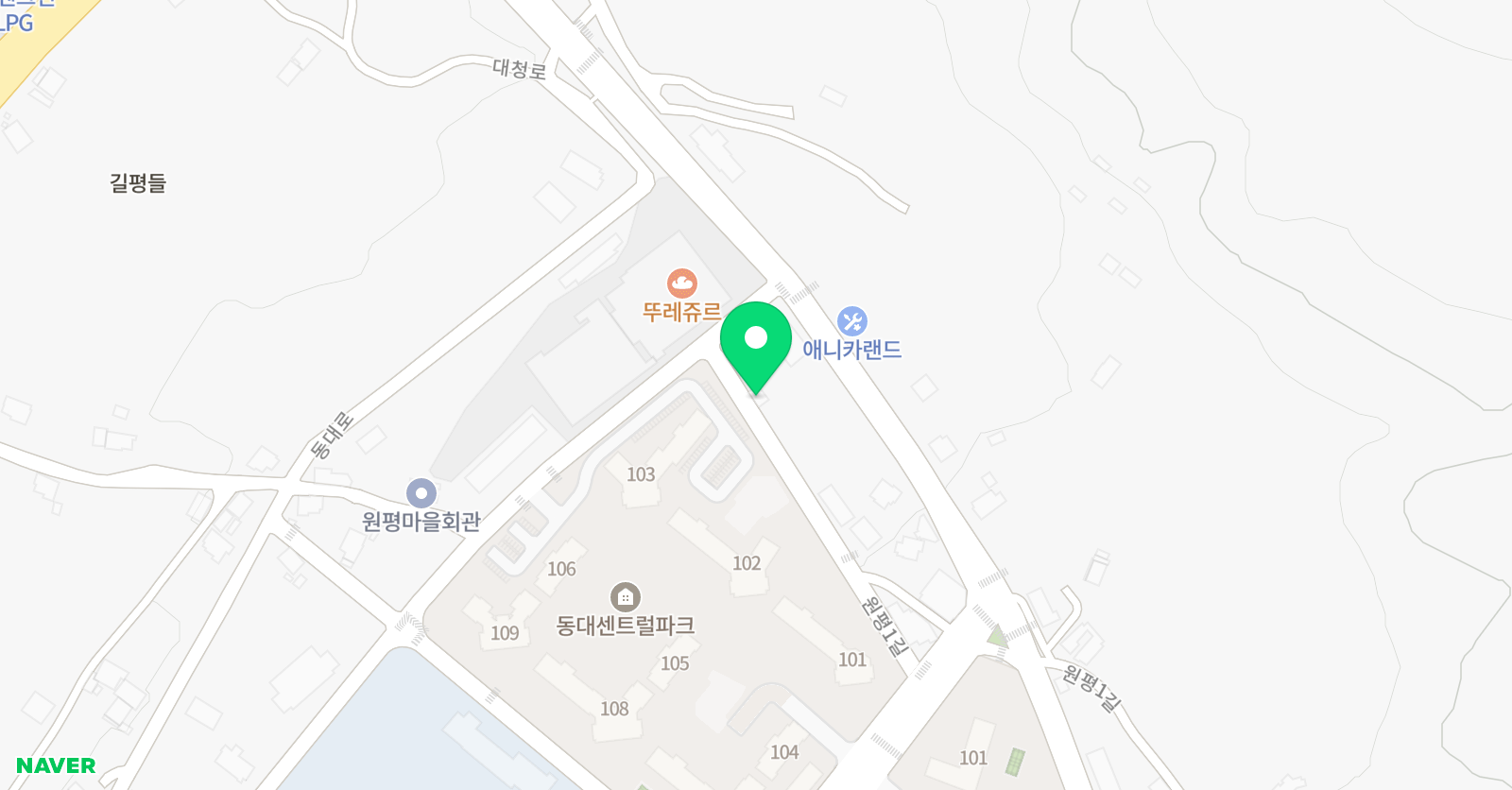 밤비아뜰리에 미술교습소 위치