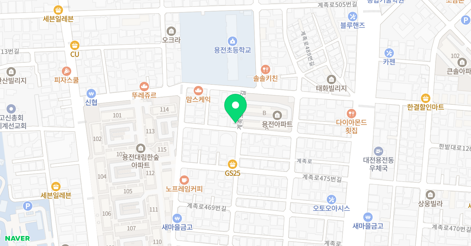 무지개빛 음악교습소 위치