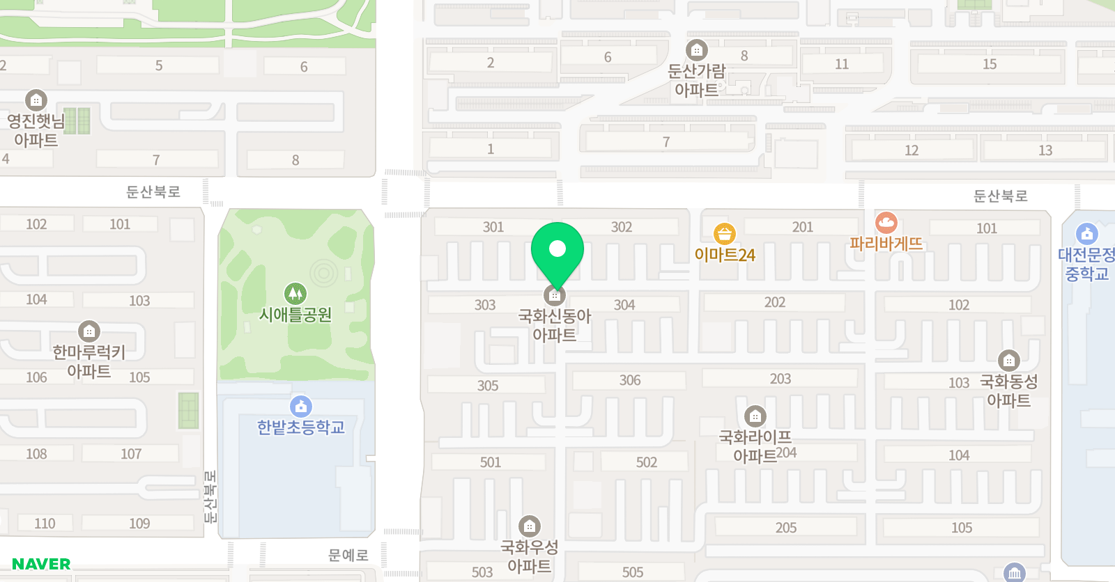 토론하는아이들 국화GLE센터 둔산 위치