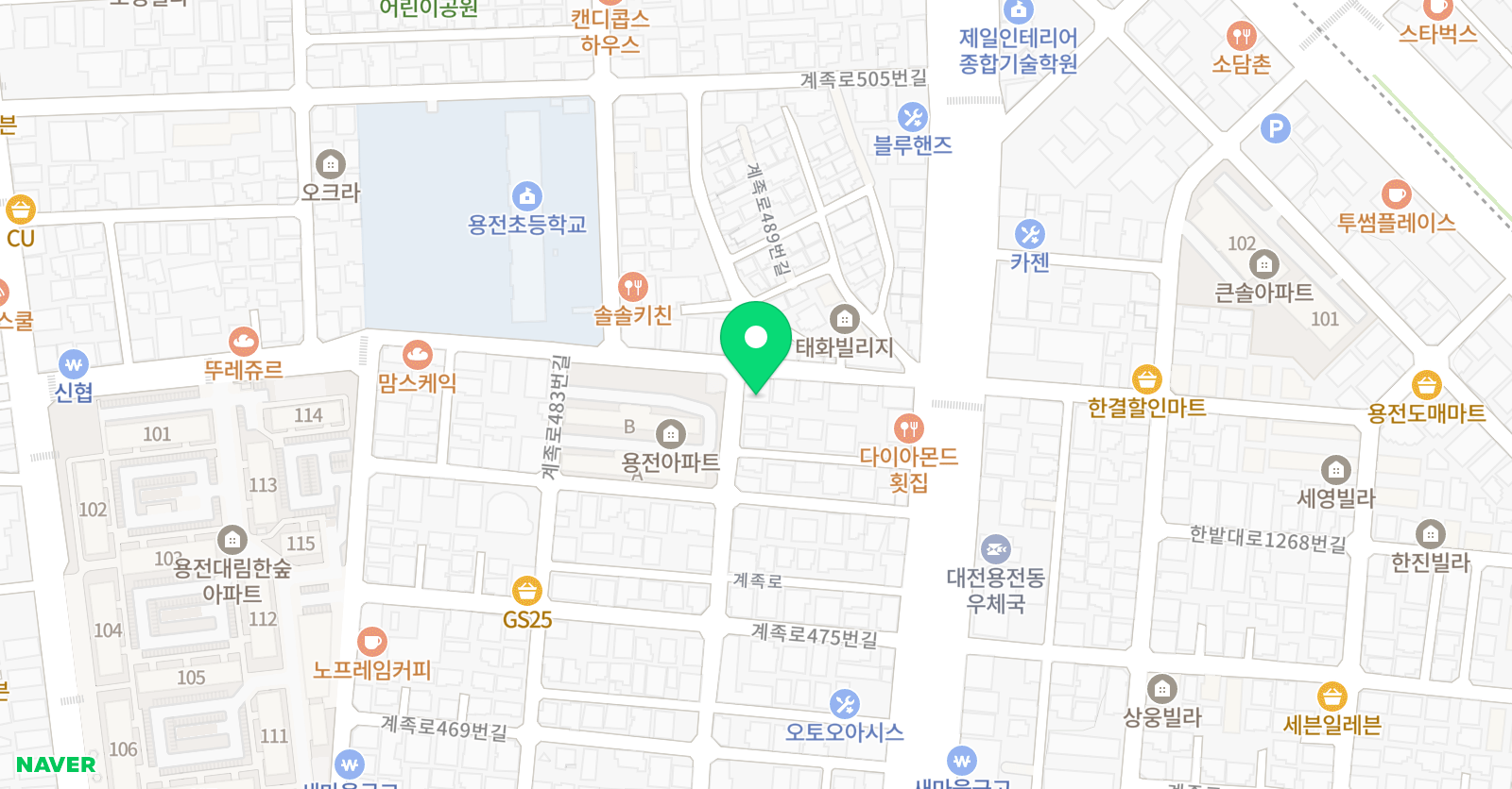 혜강 음악학원 위치