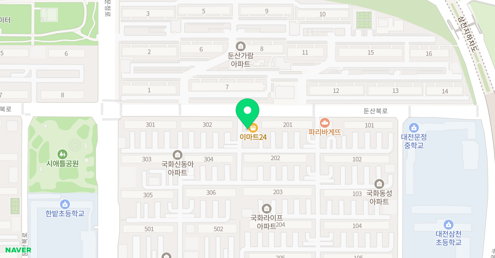 프렌잉글리시&프렌키즈 삼천 영어교습소 위치