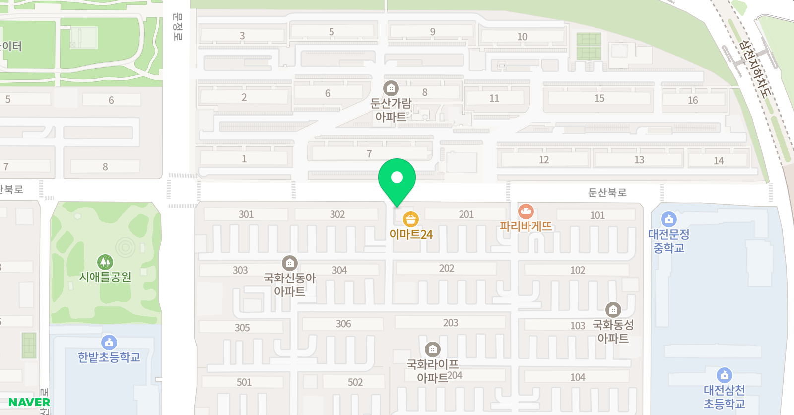 플레이팩토 수학학원 대전둔산교육원 위치