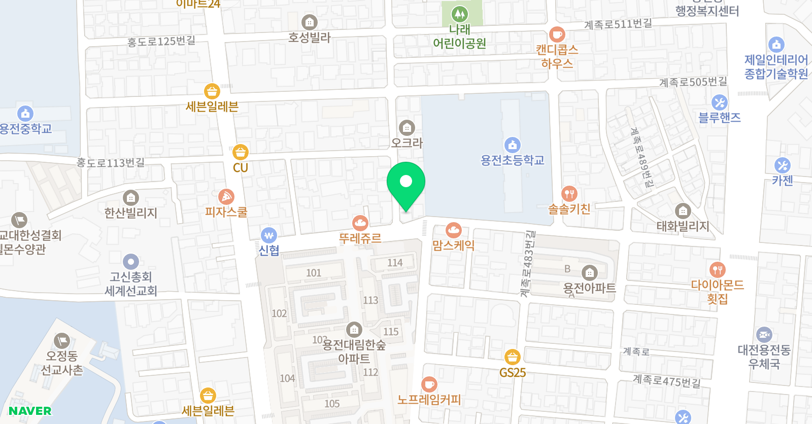 삼성영어 하버드 영수학원 위치