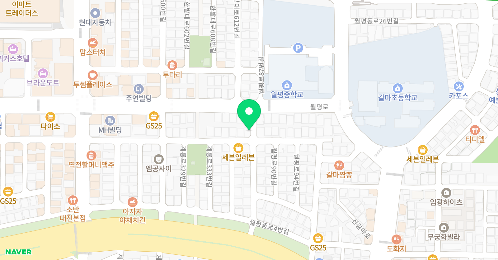 그린나래 스터디센터 위치
