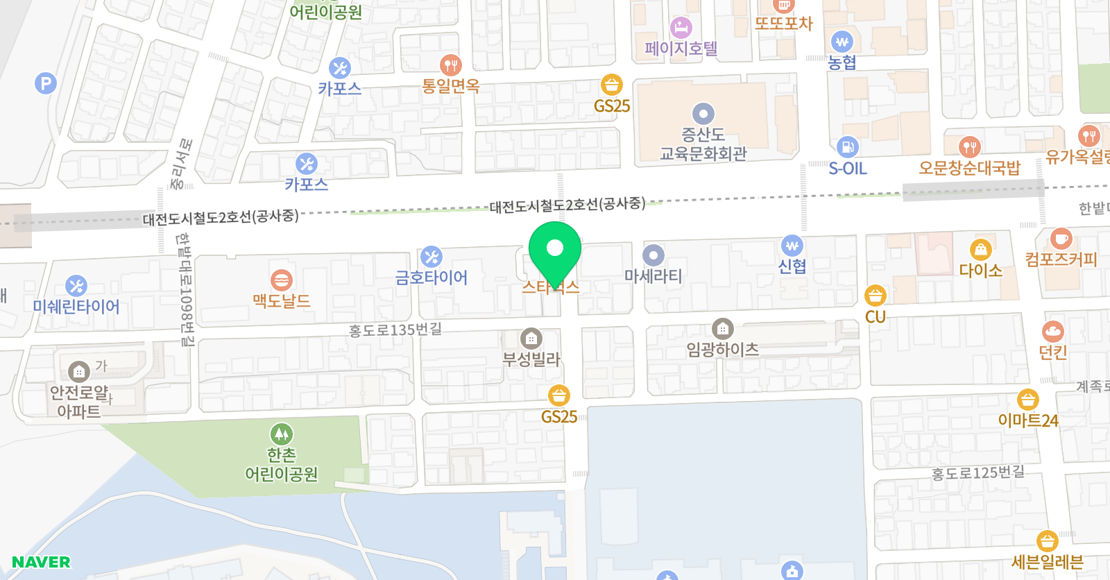 EICU 영어학원 위치
