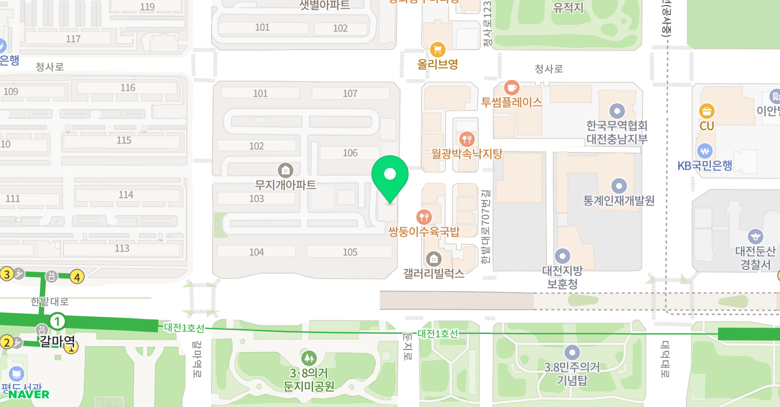 누리아카데미 논술 위치