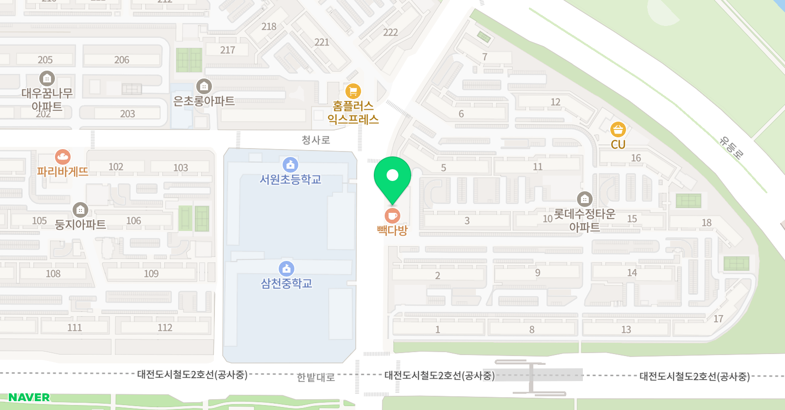 김앤장 영어수학학원 위치