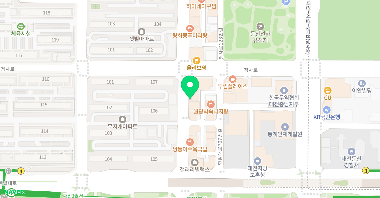 엘와이티 영어전문학원 위치
