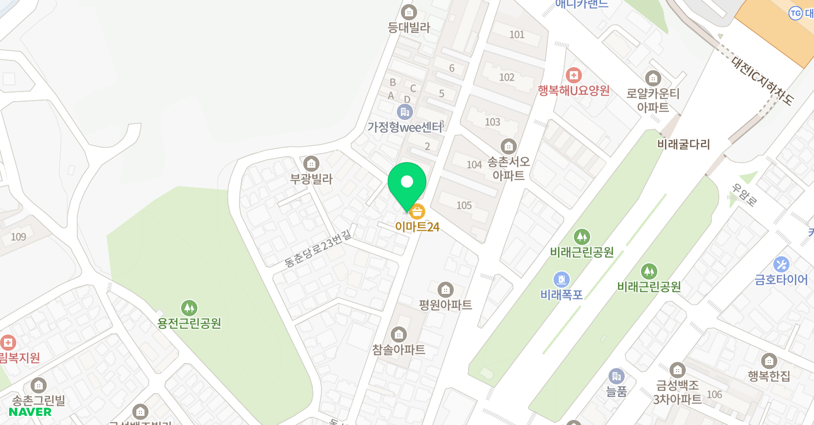 태권십 서오 태권도 위치