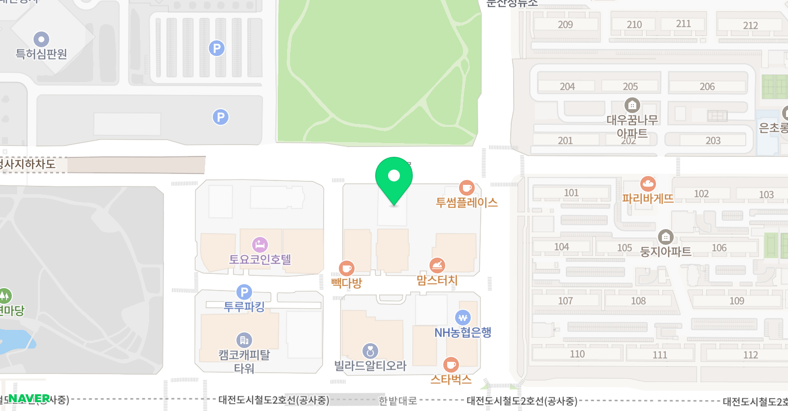 더퀸즈 영어학원 위치