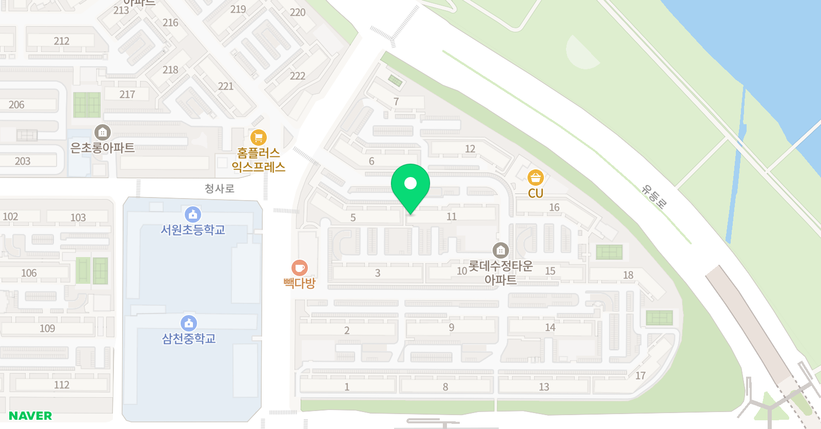 뮤엠 영어 수정타운NEST 위치