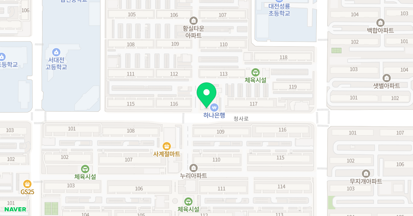 EiE 고려대 어학원 대전월평 캠퍼스 위치