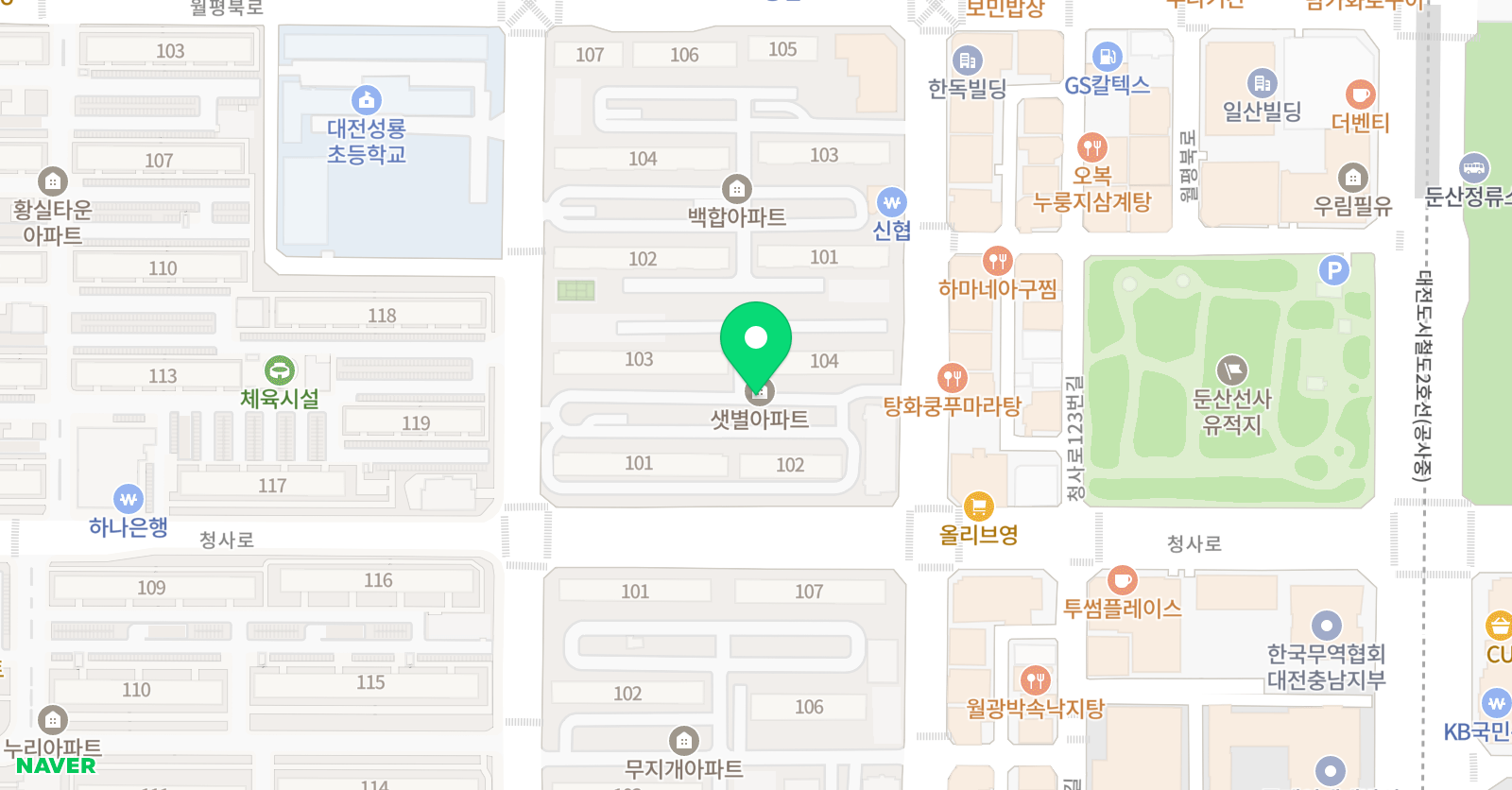 씨투엠 CPS 사고력수학 월평센터 위치