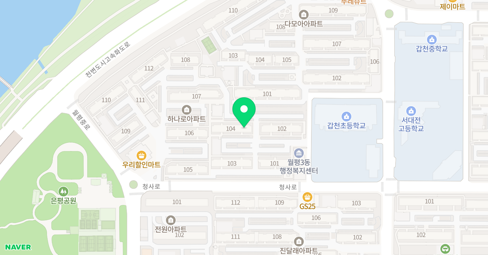 푸르넷 김쌤 공부방 위치
