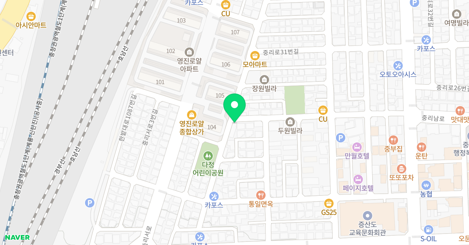 효원 피아노교습소 위치