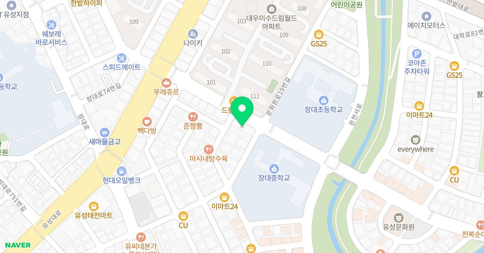 알롱제 무용학원 위치