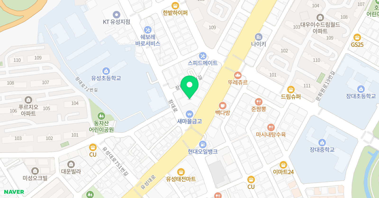 튼튼 영어 유성교육본부 위치