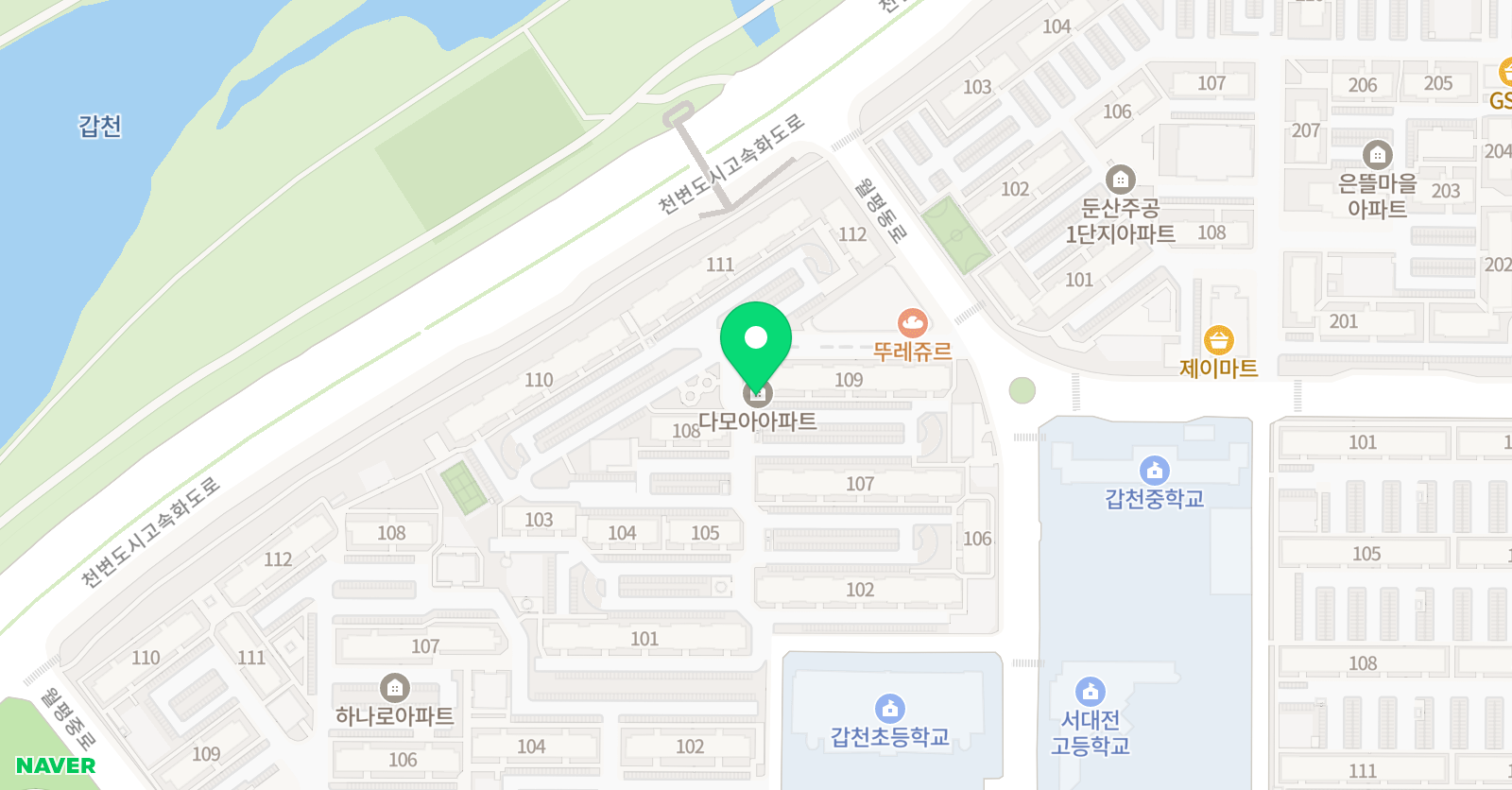 다모아 음악학원 위치