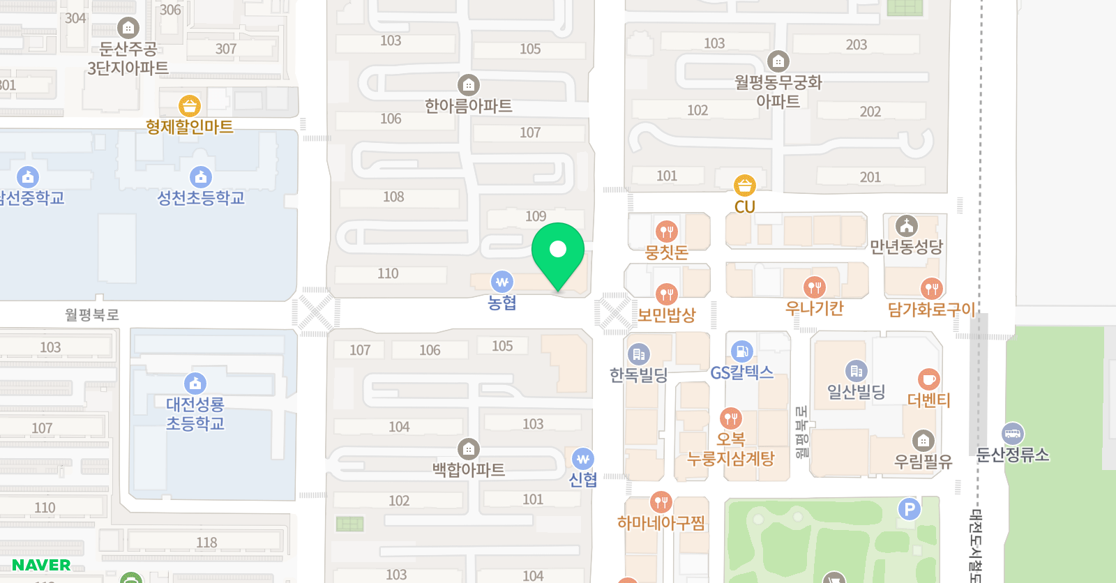 리딩캐슬 영어도서관학원 위치
