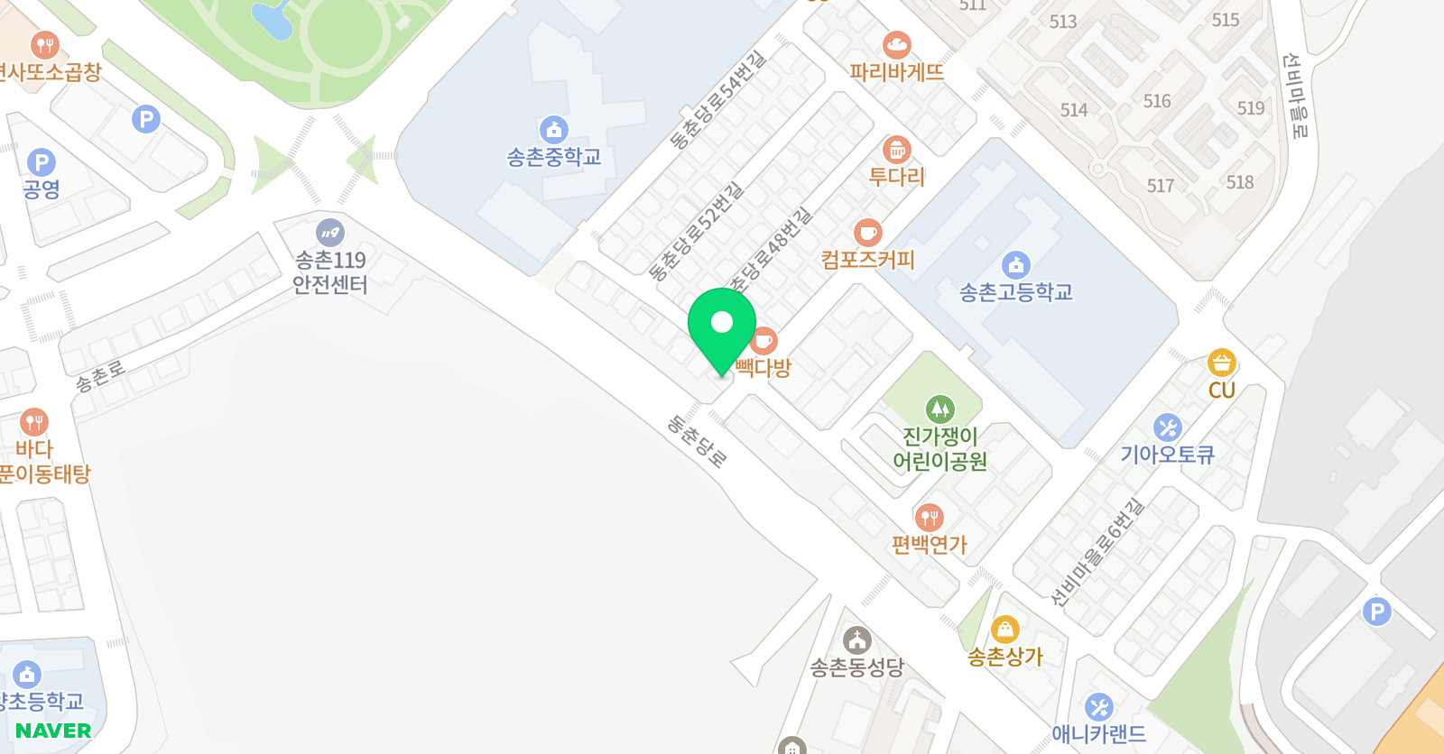 조쌤의 수학비법 위치
