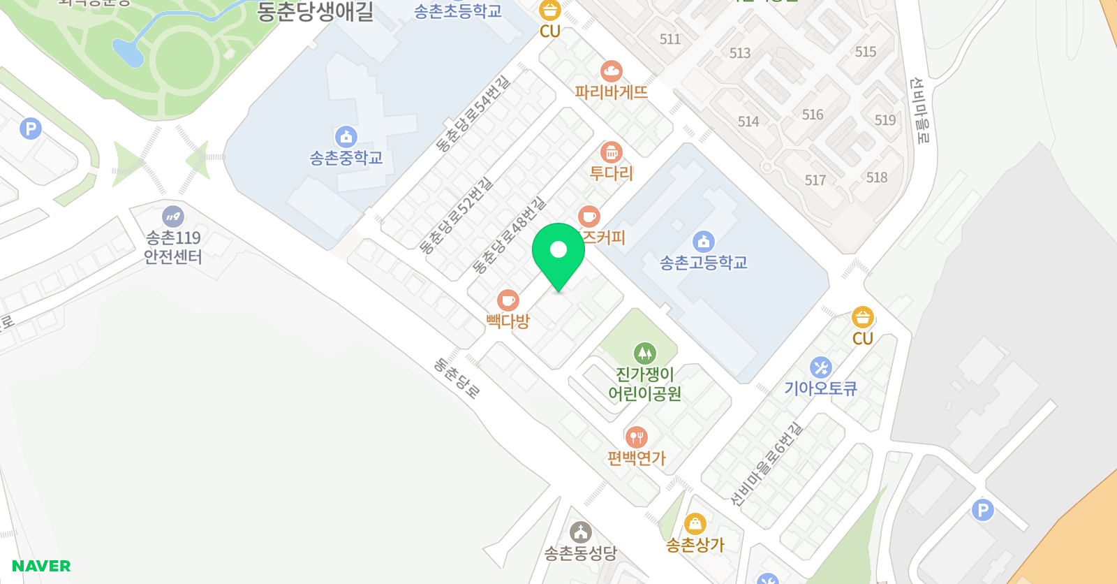 청담 수학전문학원 위치